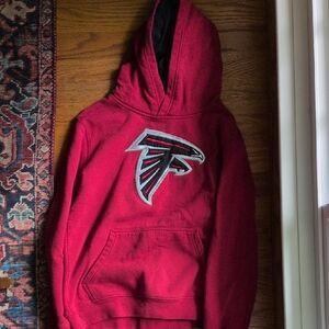 NFL Youth Red and Black Team Hoodie